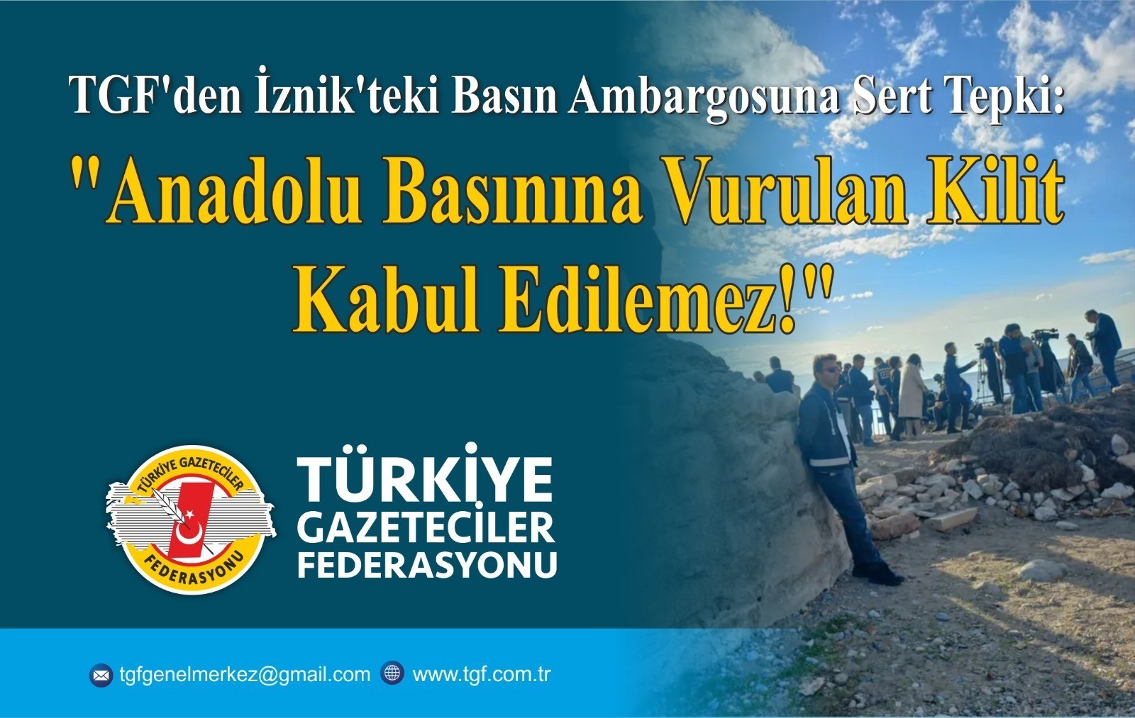 TGF’den İznik’teki Akreditasyon Engeline Tepki