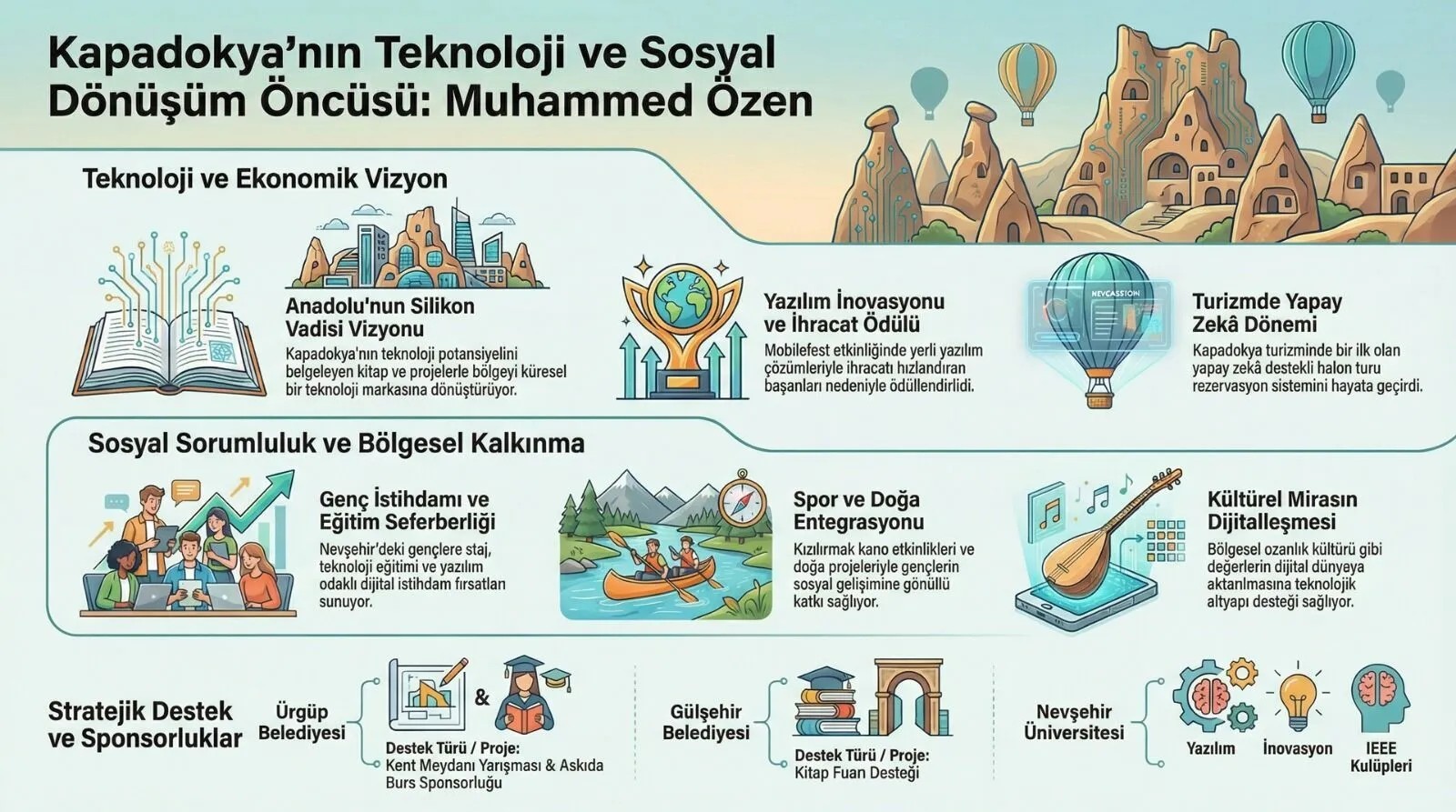 Mzn Teknoloji’den Nevşehir’e 2 Milyon TL’yi Aşan Dijital Yatırım