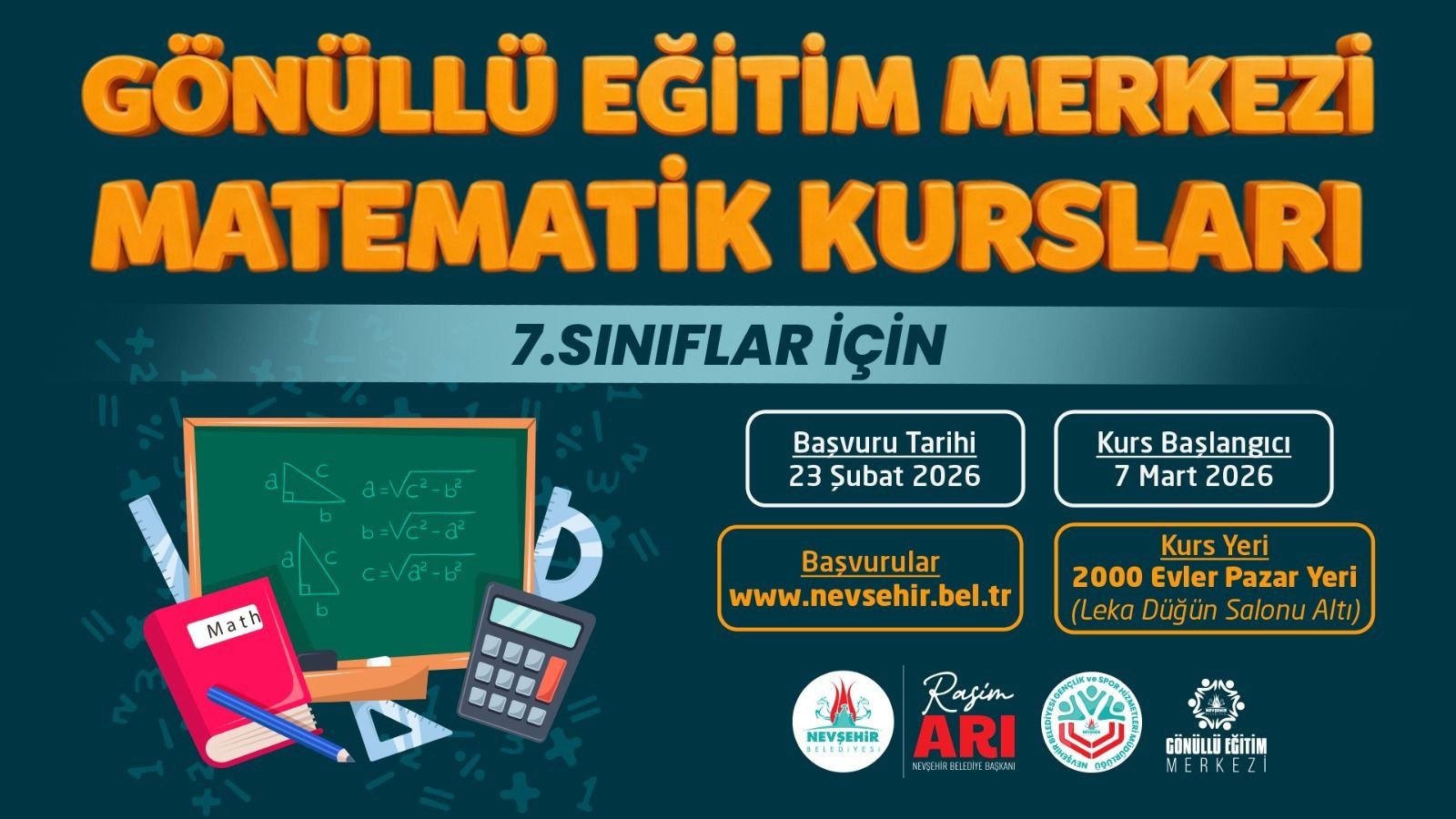 Gönüllü Eğitim Merkezi’nde Yeni Kurslar Başlıyor
