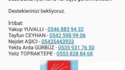 CHP’den depremzedelere yardım kampanyası