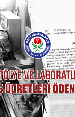 Alan/bölüm, atölye ve laboratuvar şeflerinin ek ders ücretleri ödenmelidir