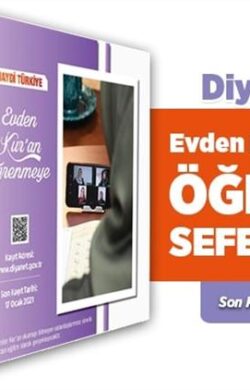 Haydi Türkiye evden Kur’an öğrenmeye