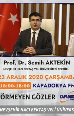 Rektör Aktekin Kapadokya FM’in konuğu