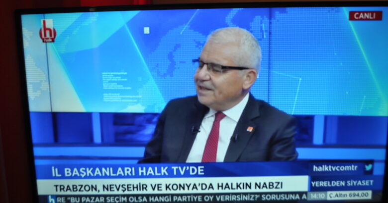  Başkan Gülmez Halk TV ekranındaydı