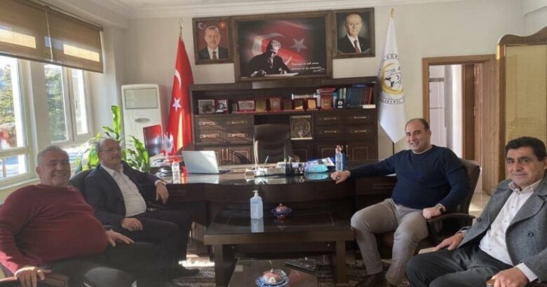  MHP’li belediye başkanları başkan Eren’i ziyaret etti