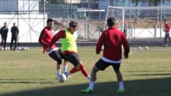 Nevşehir Belediyespor- Antalya Kemerspor maçı öncesi son antrenman yaptı