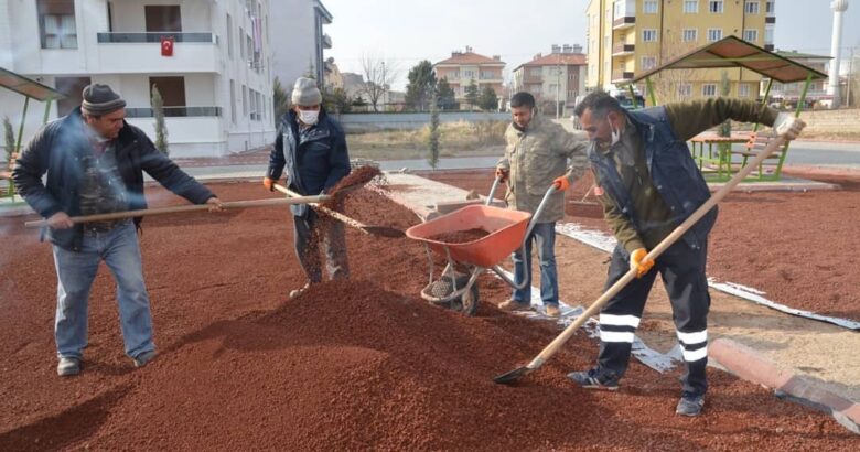 Gülşehir belediyesi ekipleri 5 ayrı koldan çalışıyor