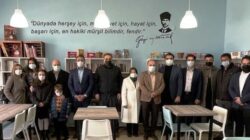Başkan Çiftci Şehit Şahin Kaya okulunda kütüphane açılışına katıldı