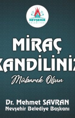 BAŞKAN SAVRAN’DAN MİRAÇ KANDİLİ MESAJI