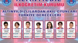 ALTINYILDIZLILARDAN AKIL OYUNLARINDA TÜRKİYE DERECELERİ