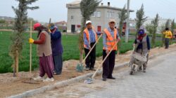 Yazıhüyük’te çevre düzenleme çalışmaları devam ediyor