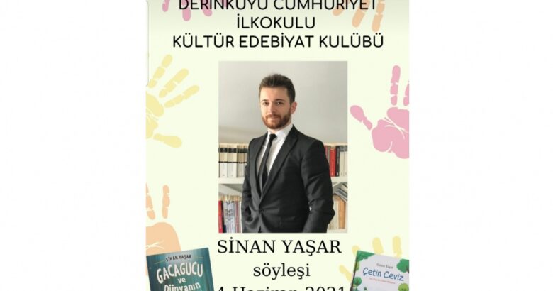  Yazar Sinan Yaşar video konferansa katıldı