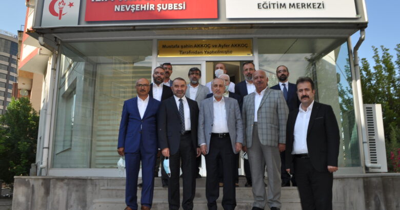  İYC Genel Başkanı Tülün Nevşehir şube başkanlığına ziyaret