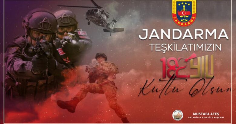  Başkan Ateş Jandarma teşkilatının yıl dönümünü kutladı