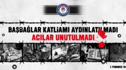 Katliamın acısı hâlâ yüreğimizi dağlamakta