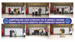 ŞAMPİYONLARIN LİSESİ ALTINYILDIZ FEN VE ANADOLU LİSESİNDE BAŞARILI BİR GELECEK HEDEFİYLE KAYIT YOĞUNLUĞU YAŞANIYOR.