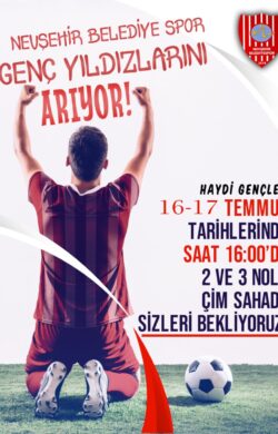 NEVŞEHİR BELEDİYESPOR YENİ YETENEKLER ARIYOR