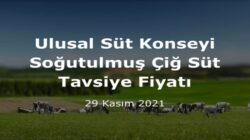 Ulusal süt konseyi soğutulmuş çiğ süt tavsiye fiyatı açıklandı