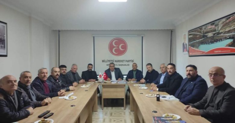  MHP’de ilçe başkanları toplantısı yapıldı