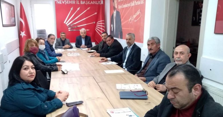  CHP’de ilçe başkanları toplantısı yapıldı