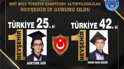 ALTINYILDIZLILAR NEVŞEHİR’İN GURURU OLDU