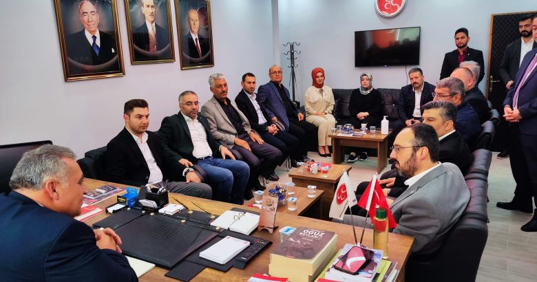  MHP İl Başkanı Kaya AK parti heyetini ağırladı