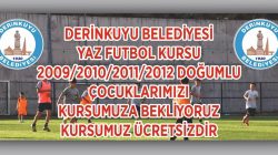 Derinkuyu’da ücretsiz yaz futbol kursu açılacak