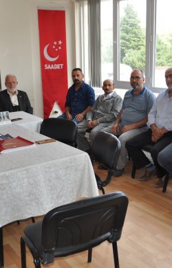 Saadet Partililerde bayramlaştı