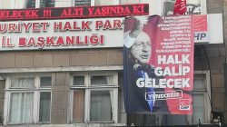 CHP’den “Halk galip gelecek” pankartı