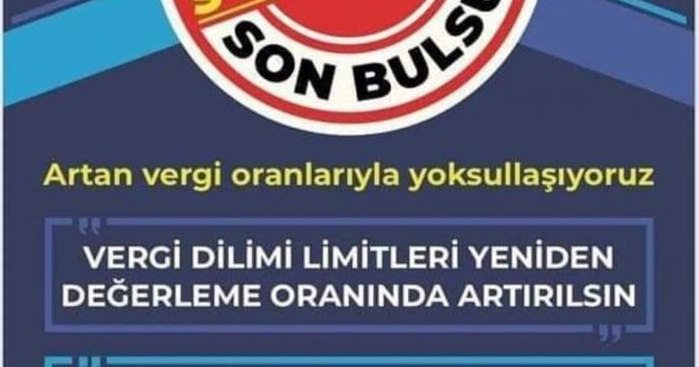  Bu vergi düzeni hiç adil değil