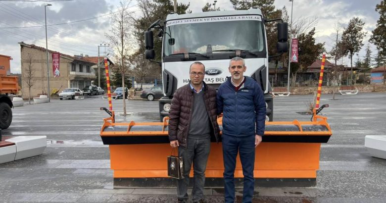  Hacıbektaş Belediyesine yeni kar küreme aracı