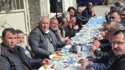 TÜGŞAV Başkanı Çiftçi Şehidin yeğenin asker yemeğine katıldı