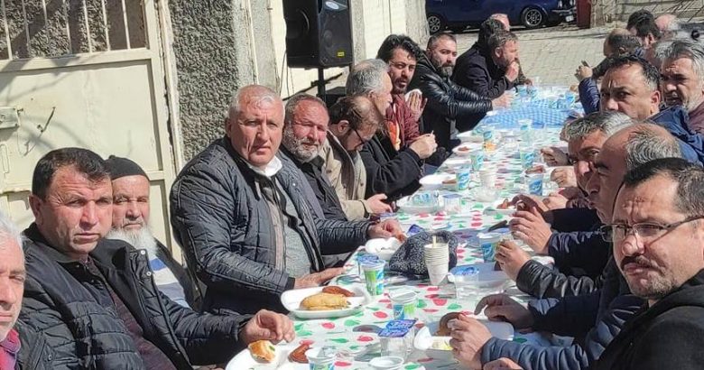  TÜGŞAV Başkanı Çiftçi Şehidin yeğenin asker yemeğine katıldı