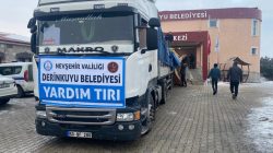 Derinkuyu tek yürek depremzedelere yardım ediyor