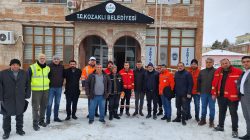Kozaklı belediyesinden deprem bölgesine personel desteği