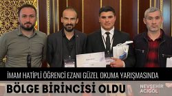 Acıgöl imam hatipli öğrenci bölge birincisi oldu