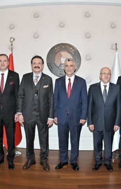 NTSO Başkanı Parmaksız Bakan’ın TOBB ziyaretinde hazır bulundu