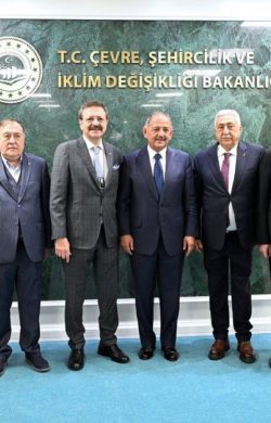 Başkan Parmaksız Bakan Özhaseki’nin konuklarındandı