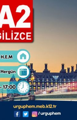 Ürgüp HEM’den İngilizce A2 seviye kursu