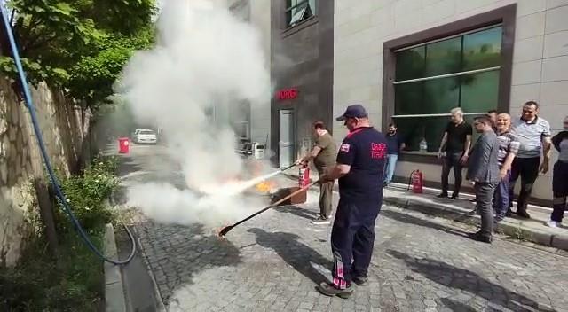  Ürgüp devlet hastanesinde yangın tatbikatı yapıldı