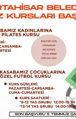 Ortahisar’da kadın ve çocuklar için sportif kurslar açılıyor