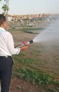 Başkan Çiftçi önce TOKİ’de, sonra Sadabad parkındaydı