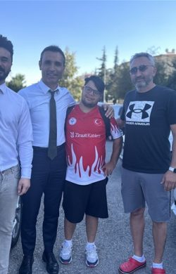 Milli sporcu Ankara’da karşılandı