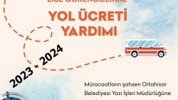 Öğrencilere yol ücreti desteği